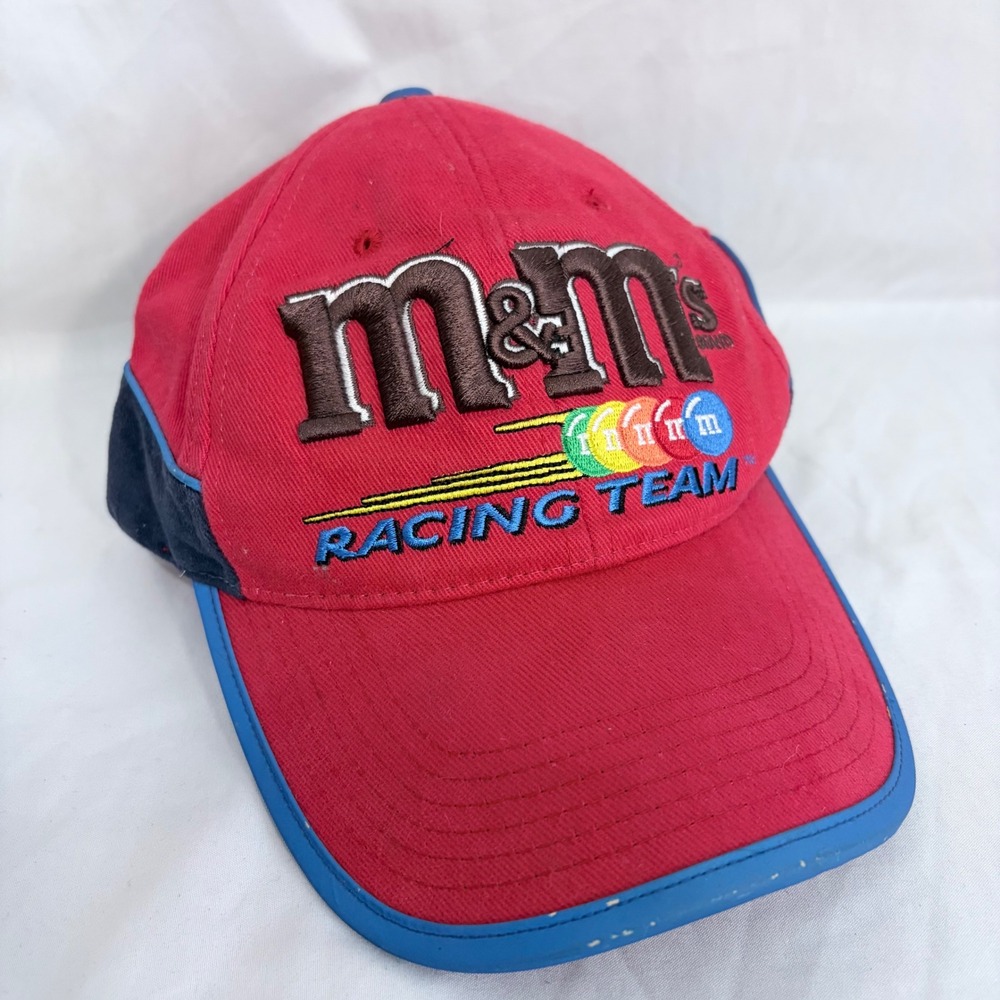 Vintage M&M's Racing Team Hat Elliott Sadler #38 NASCAR Chase Authentics Cap